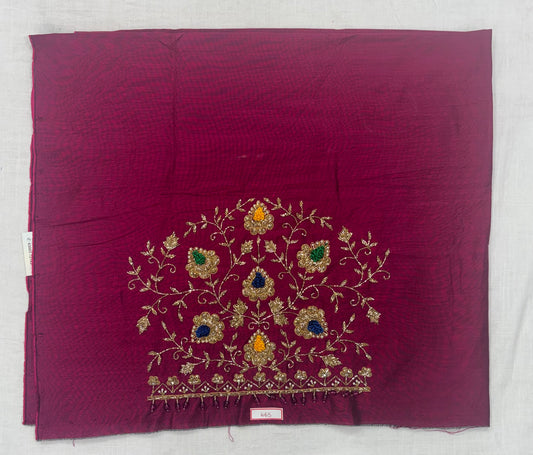 Raw Silk Maggam Work Blouse