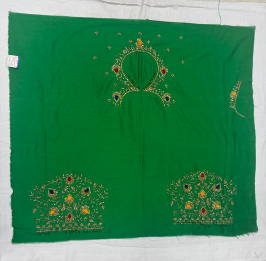 Raw Silk Maggam Work Blouse