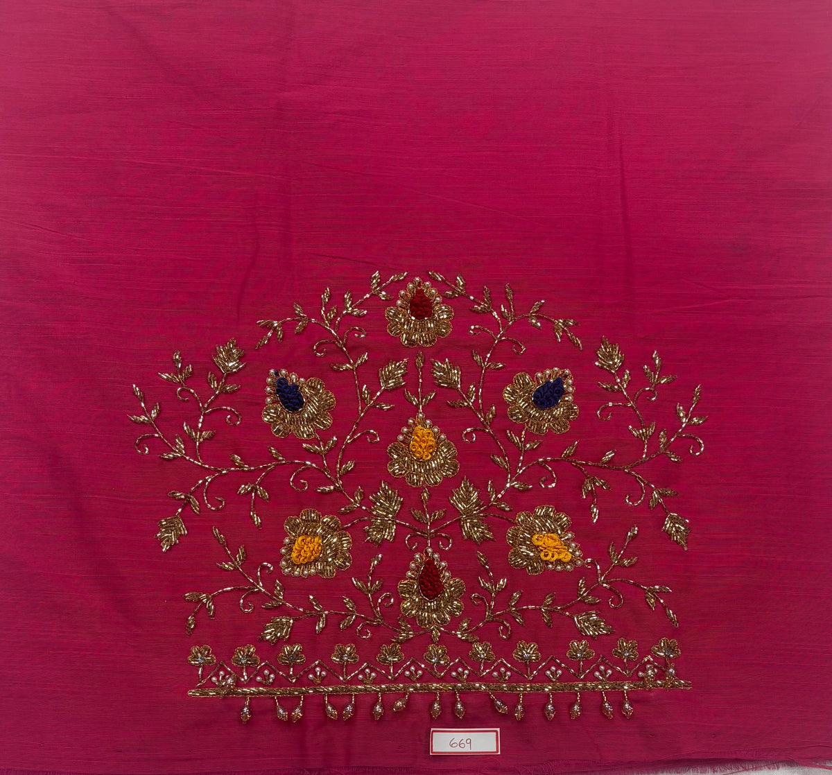 Raw Silk Maggam Work Blouse