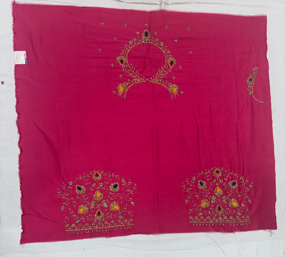 Raw Silk Maggam Work Blouse