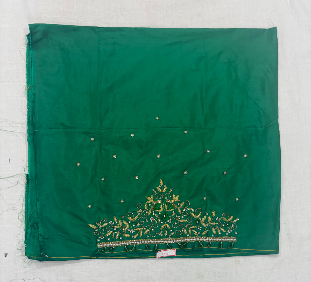 Raw Silk Maggam Work Blouse