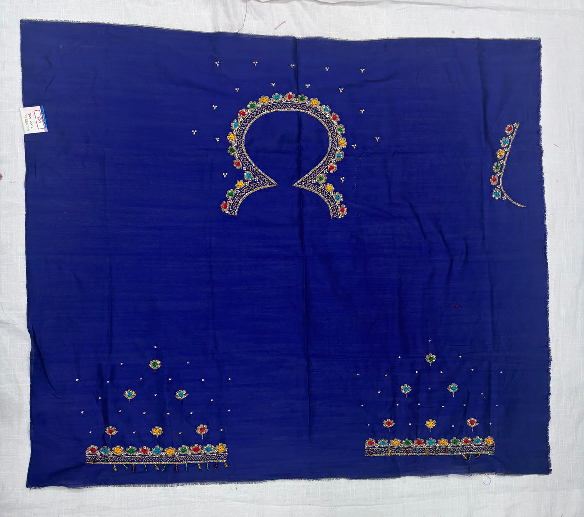Raw Silk Maggam Work Blouse