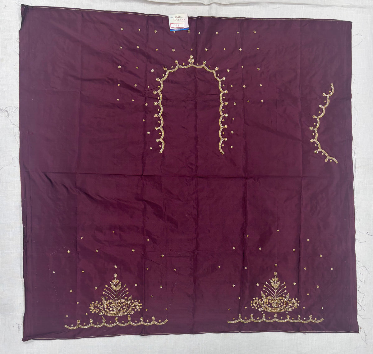 Raw Silk Maggam Work Blouse