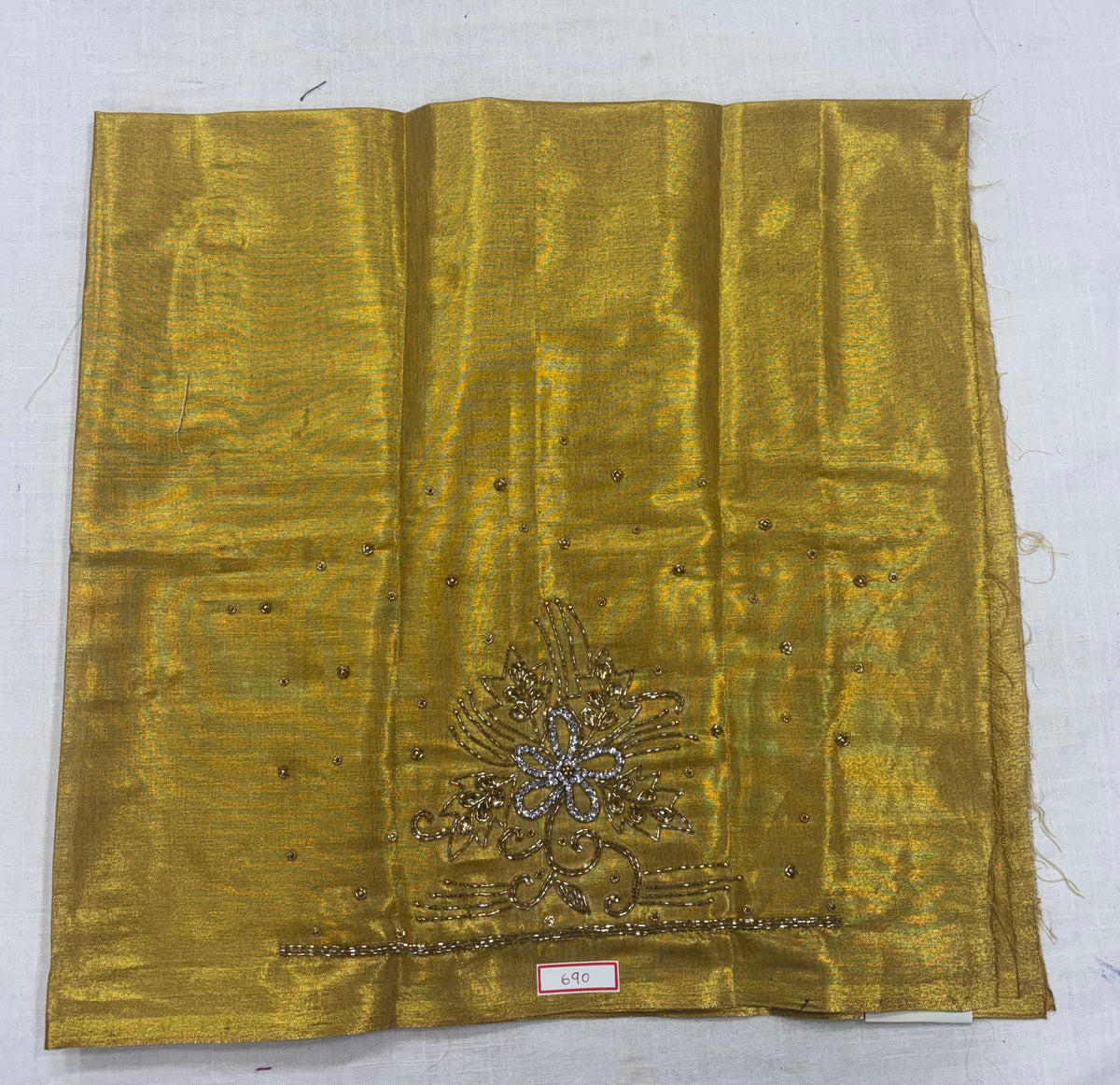 Raw Silk Maggam Work Blouse