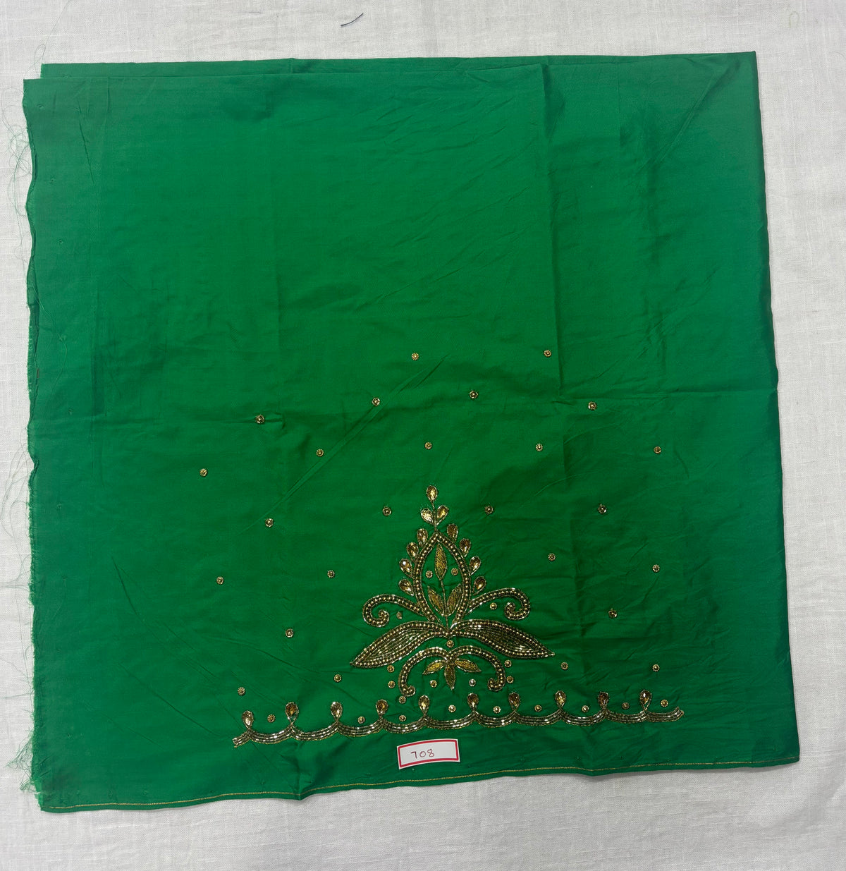 Raw Silk Maggam Work Blouse