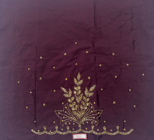 Raw Silk Maggam Work Blouse