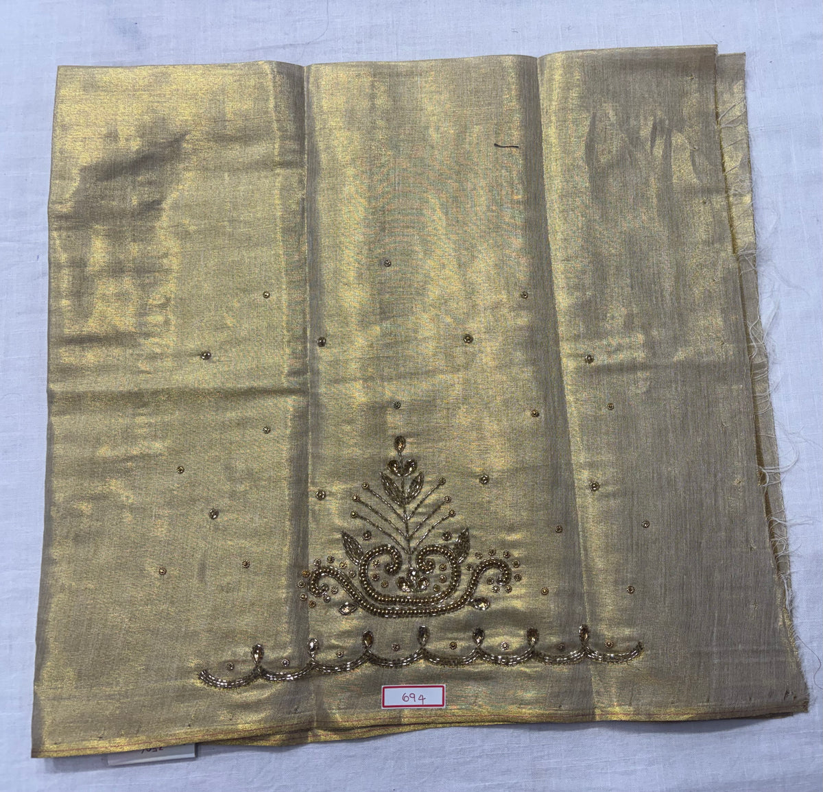 Raw Silk Maggam Work Blouse