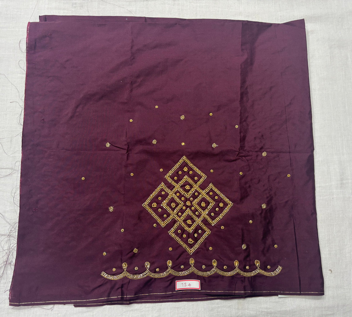 Raw Silk Maggam Work Blouse