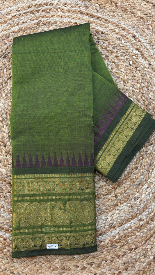 Mangalgiri Silk Saree Big border