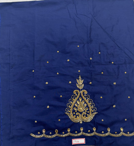 Raw Silk Maggam Work Blouse