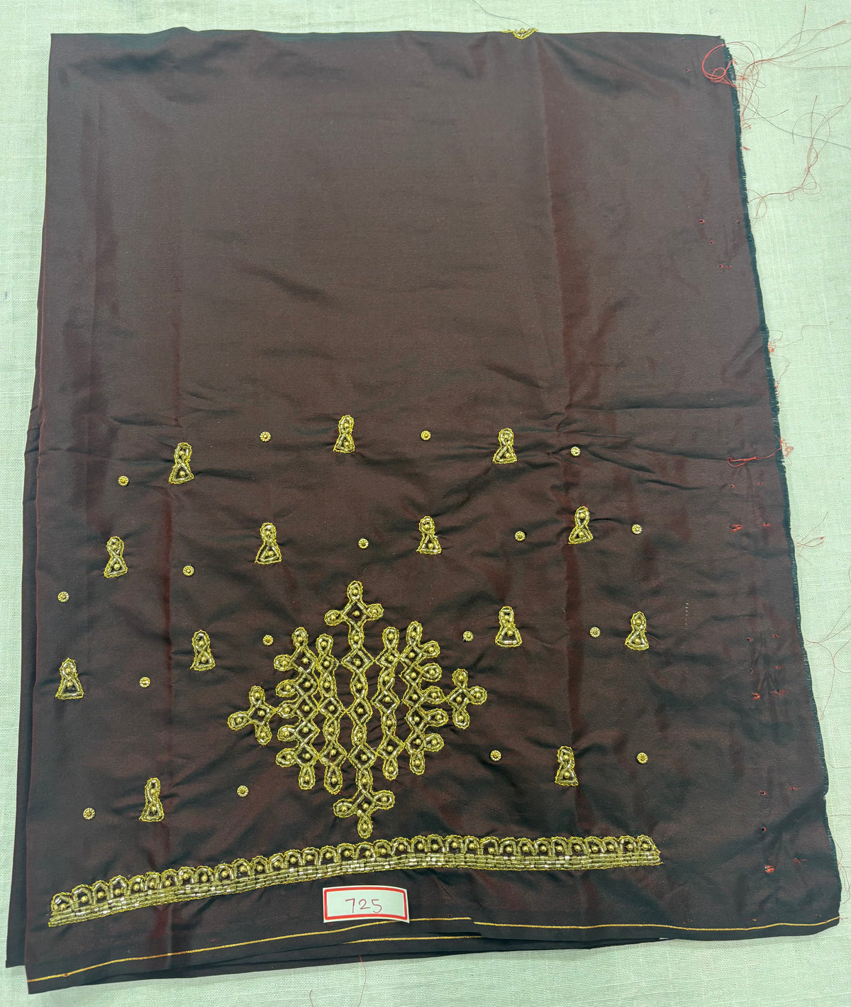 Raw Silk Maggam Work Blouse