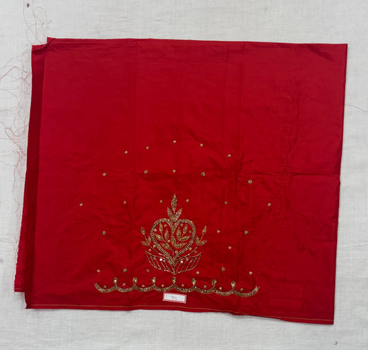 Raw Silk Maggam Work Blouse