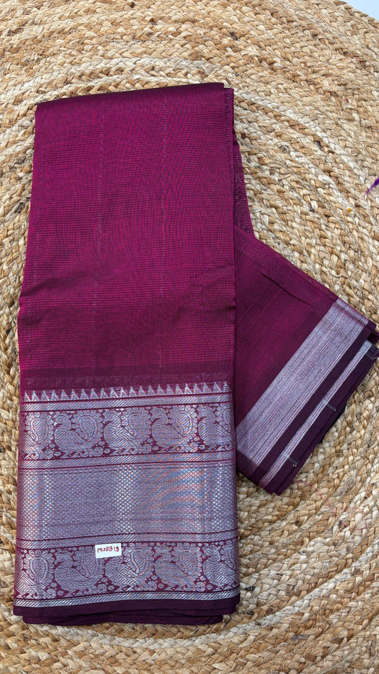 Mangalgiri Silk Saree Big border