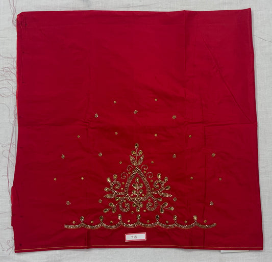 Raw Silk Maggam Work Blouse