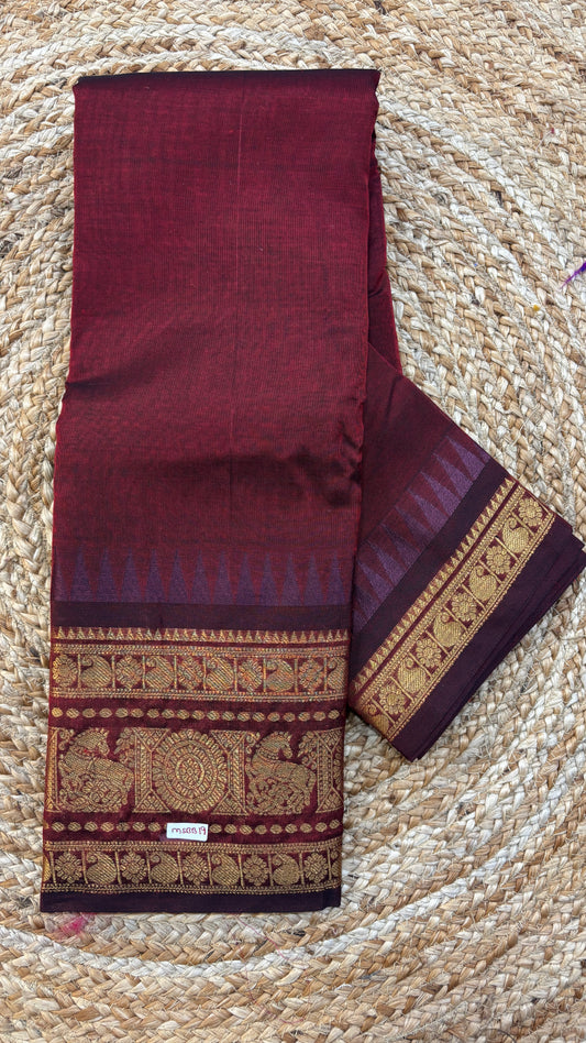 Mangalgiri Silk Saree Big border