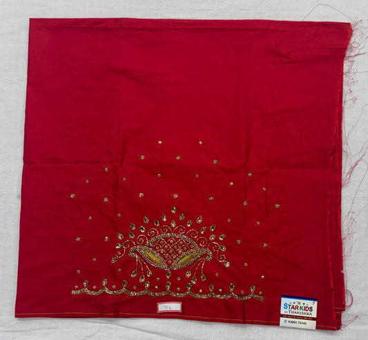 Raw Silk Maggam Work Blouse