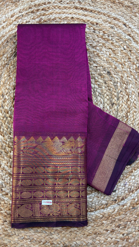 Mangalgiri Silk Saree Big border