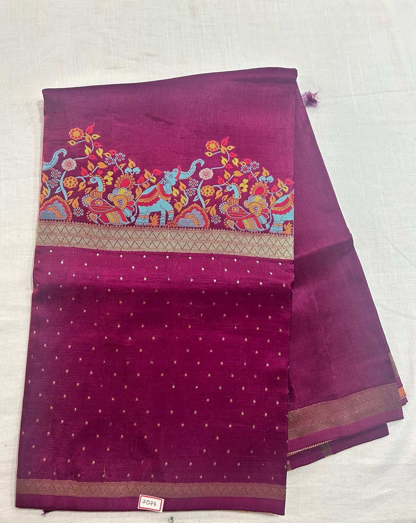 Russian Crepe saree