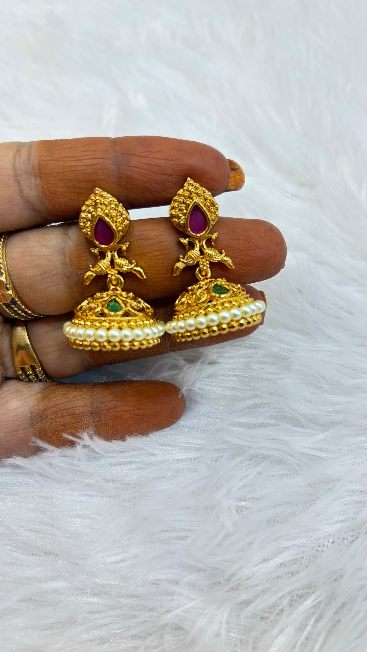 1 Gram Gold Earrings