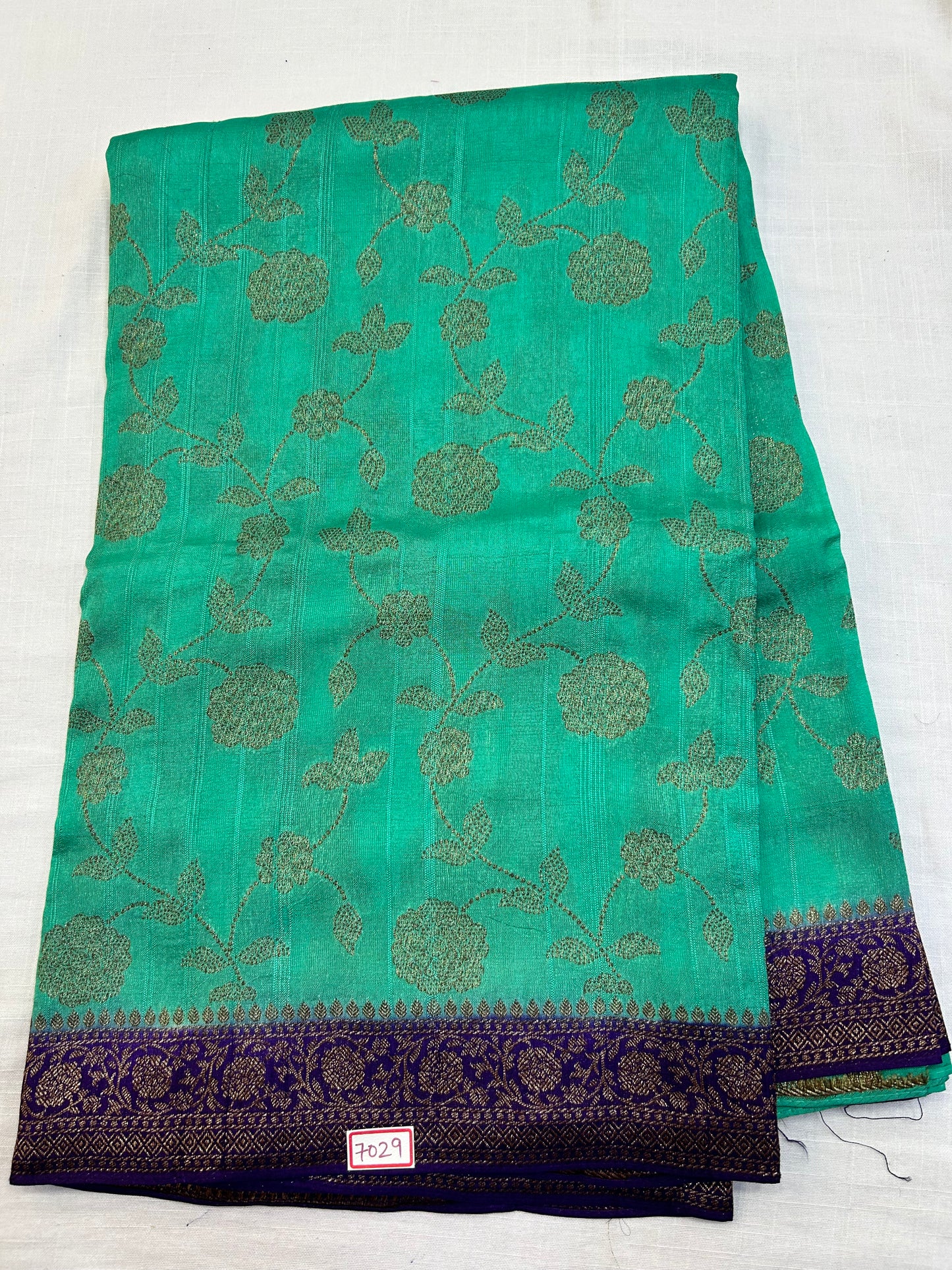 Moonga Tussar  Paithani saree