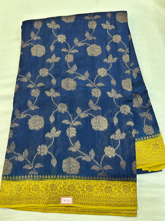 Moonga Tussar  Paithani saree
