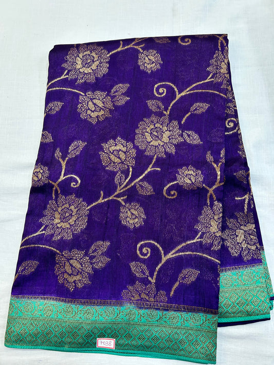 Moonga Tussar  Paithani saree
