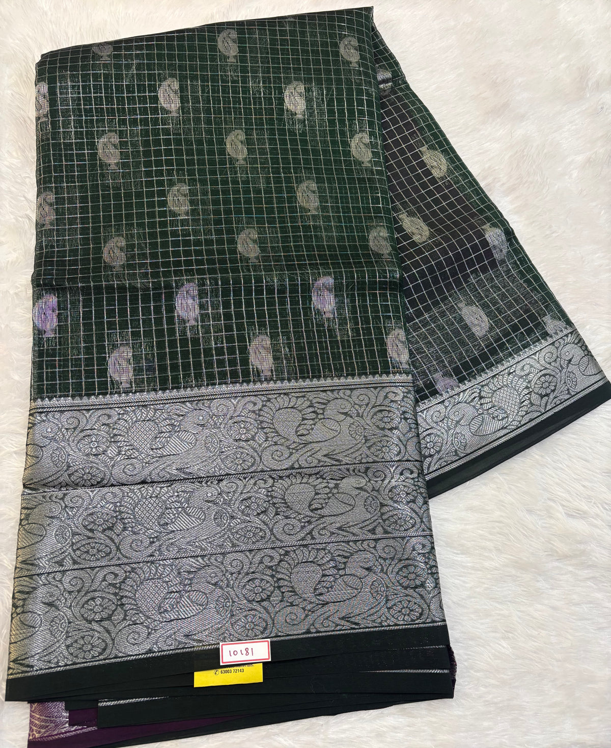 Mangalgiri Silk Saree Big border