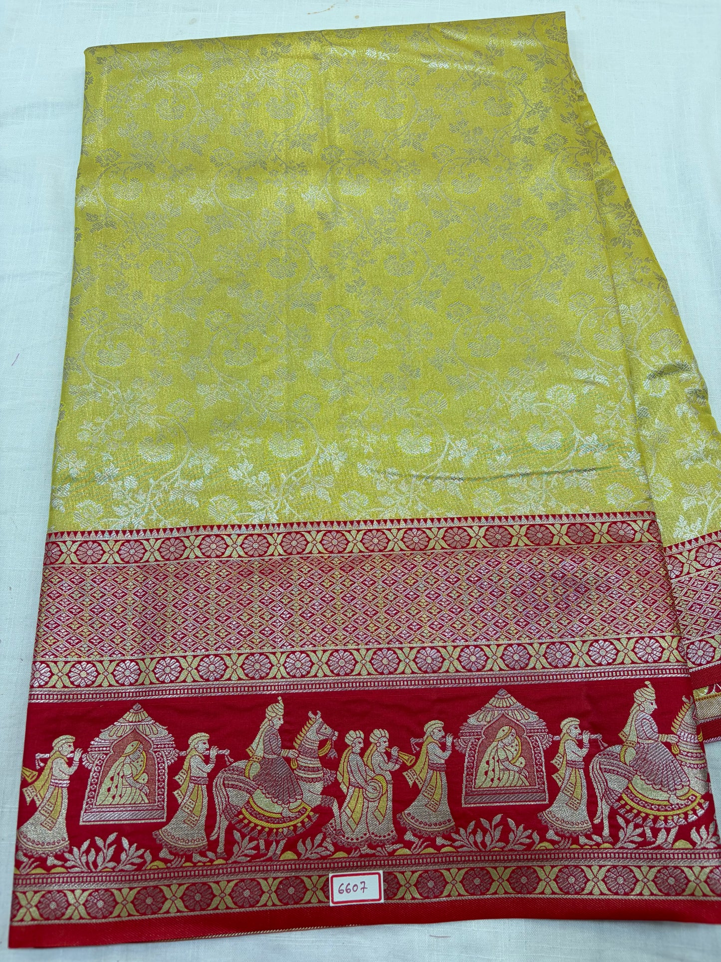 Meenakari Semi Kanchi Pattu Saree