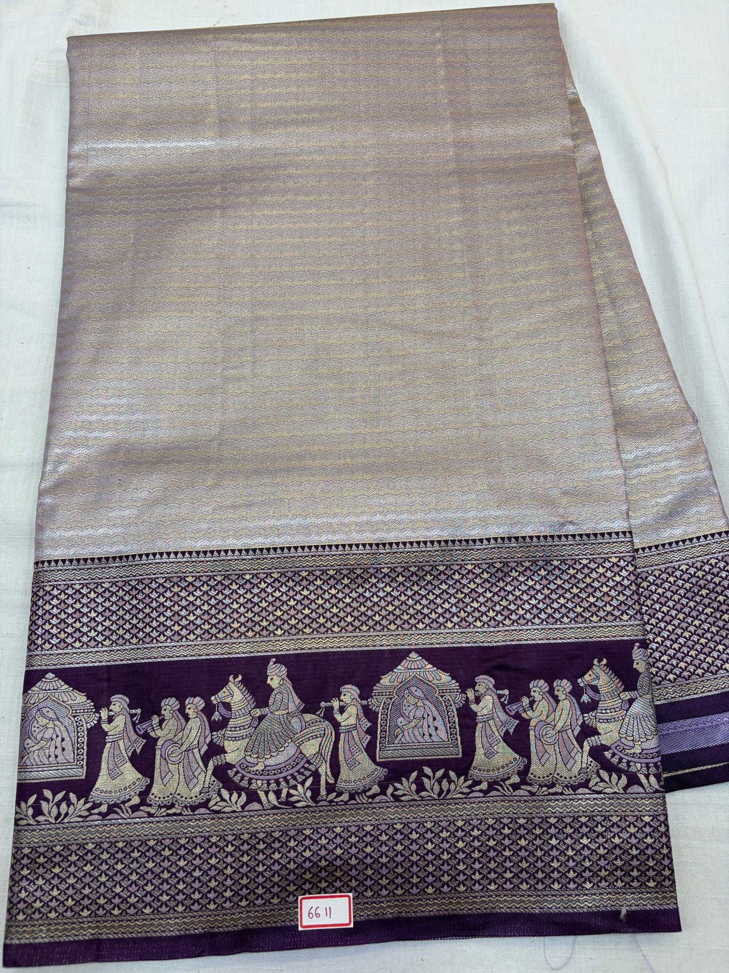 Meenakari Semi Kanchi Pattu Sarees