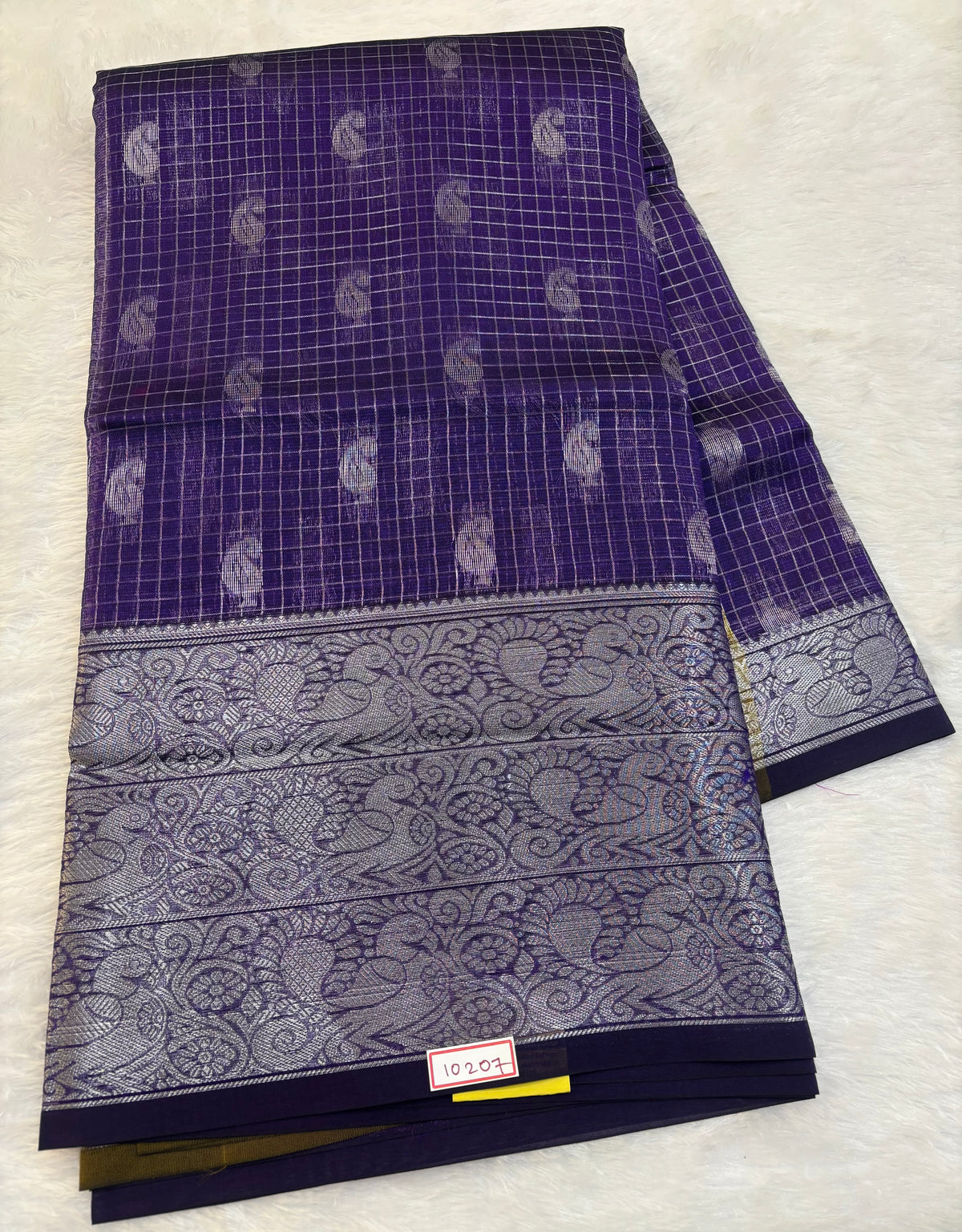 Mangalgiri Silk Saree Big border