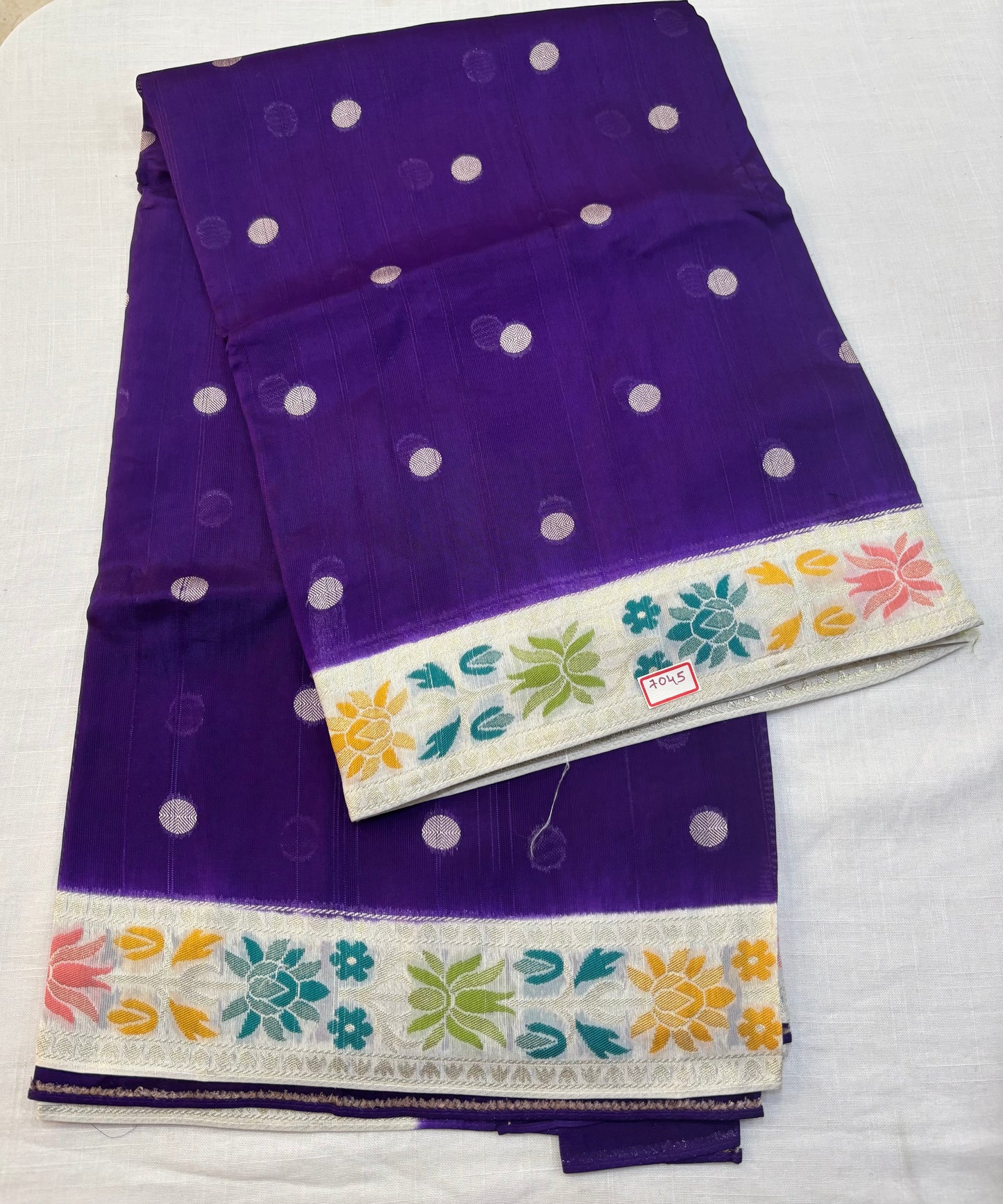 Moonga Tussar  Paithani saree