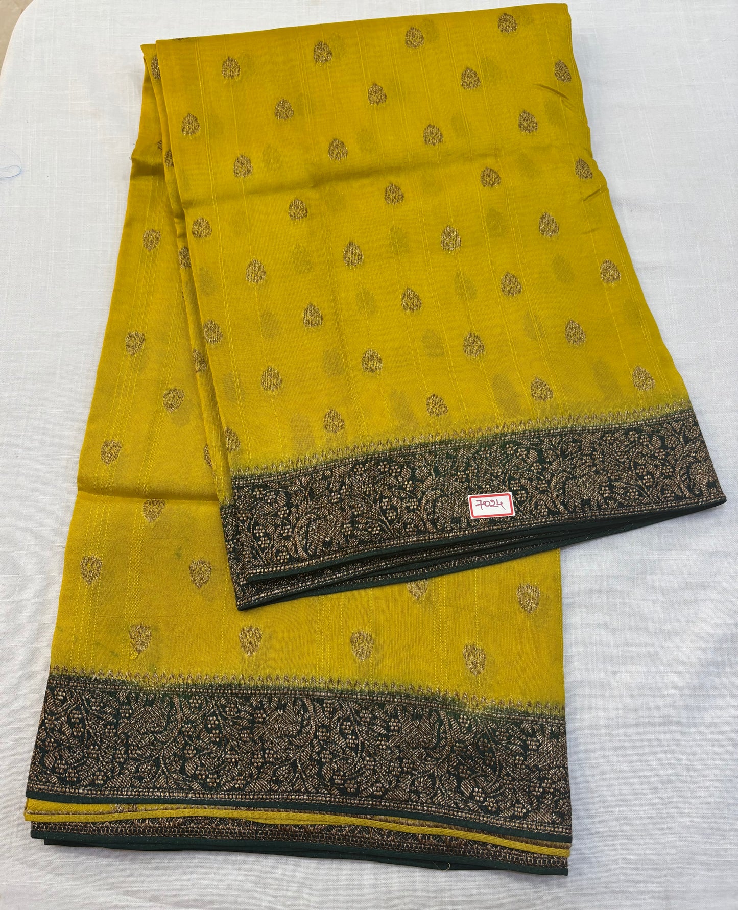 Moonga Tussar  Paithani saree