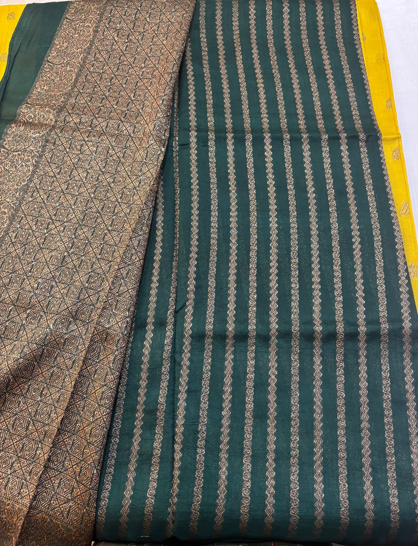 Moonga Tussar  Paithani saree