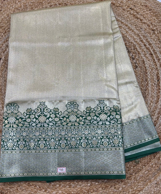 Meenakari Semi Kanchi pattu saree
