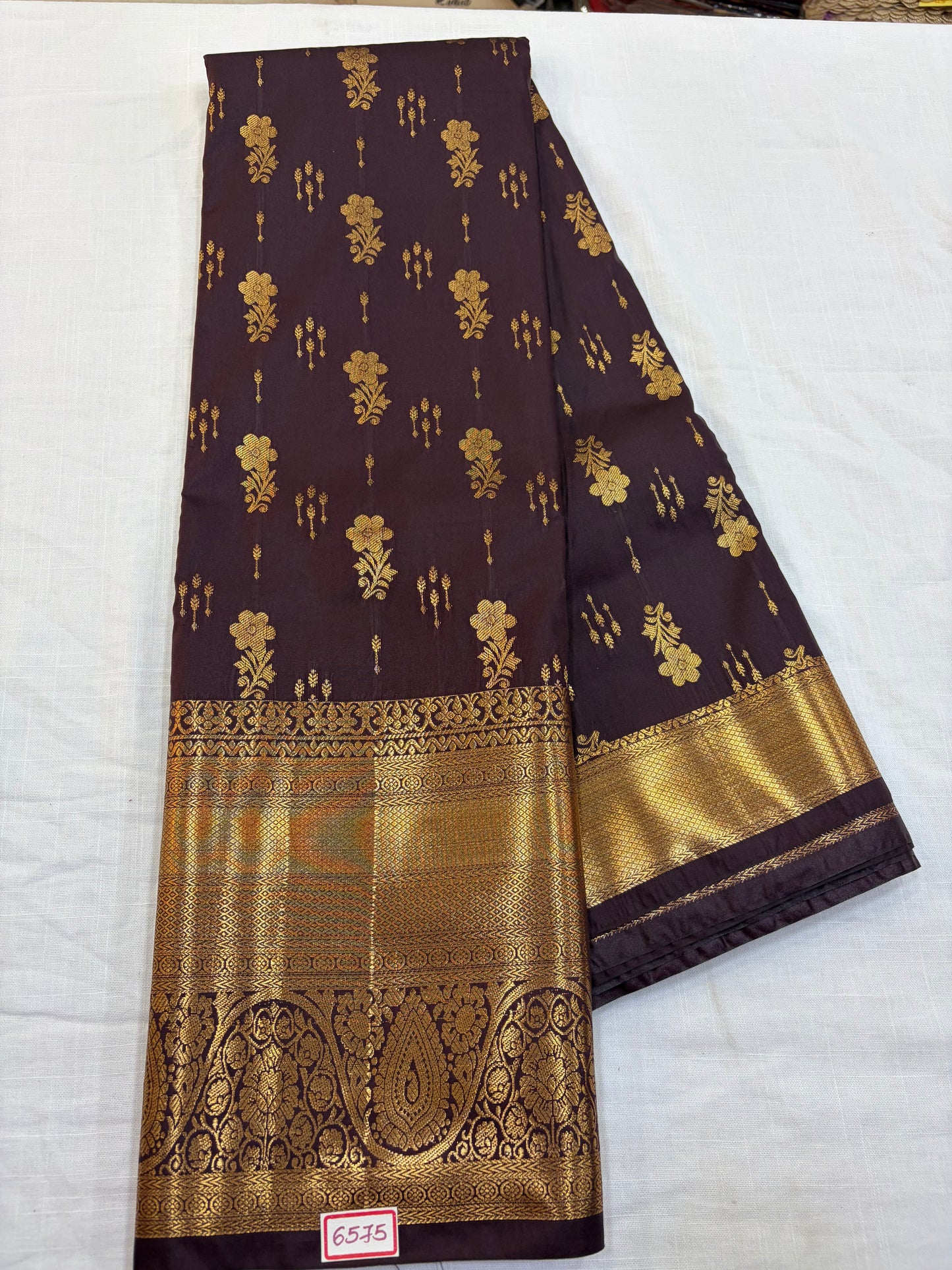 Semi Kanchi Butta Sarees