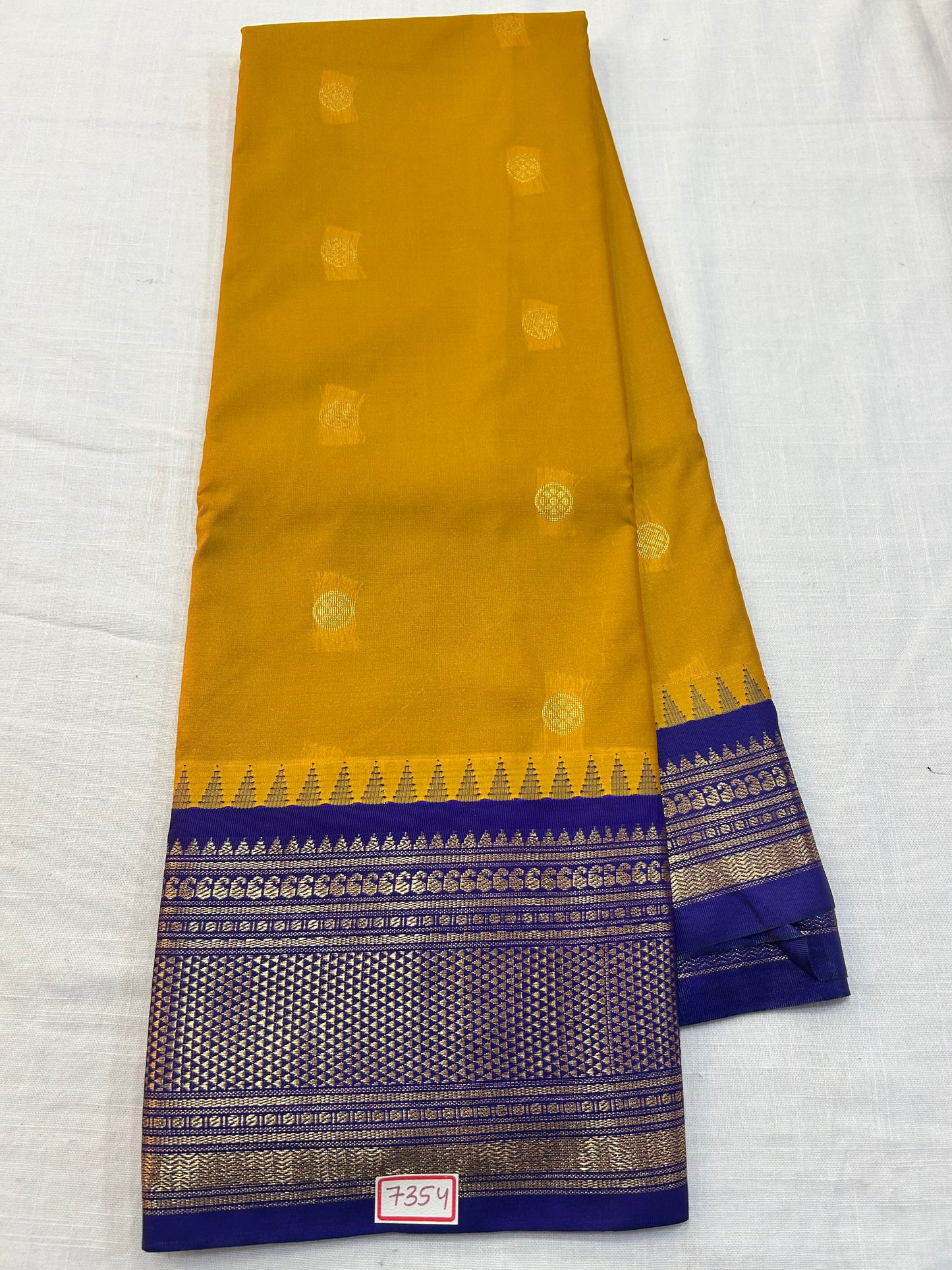 Semi Gadwal Silk  Sareees