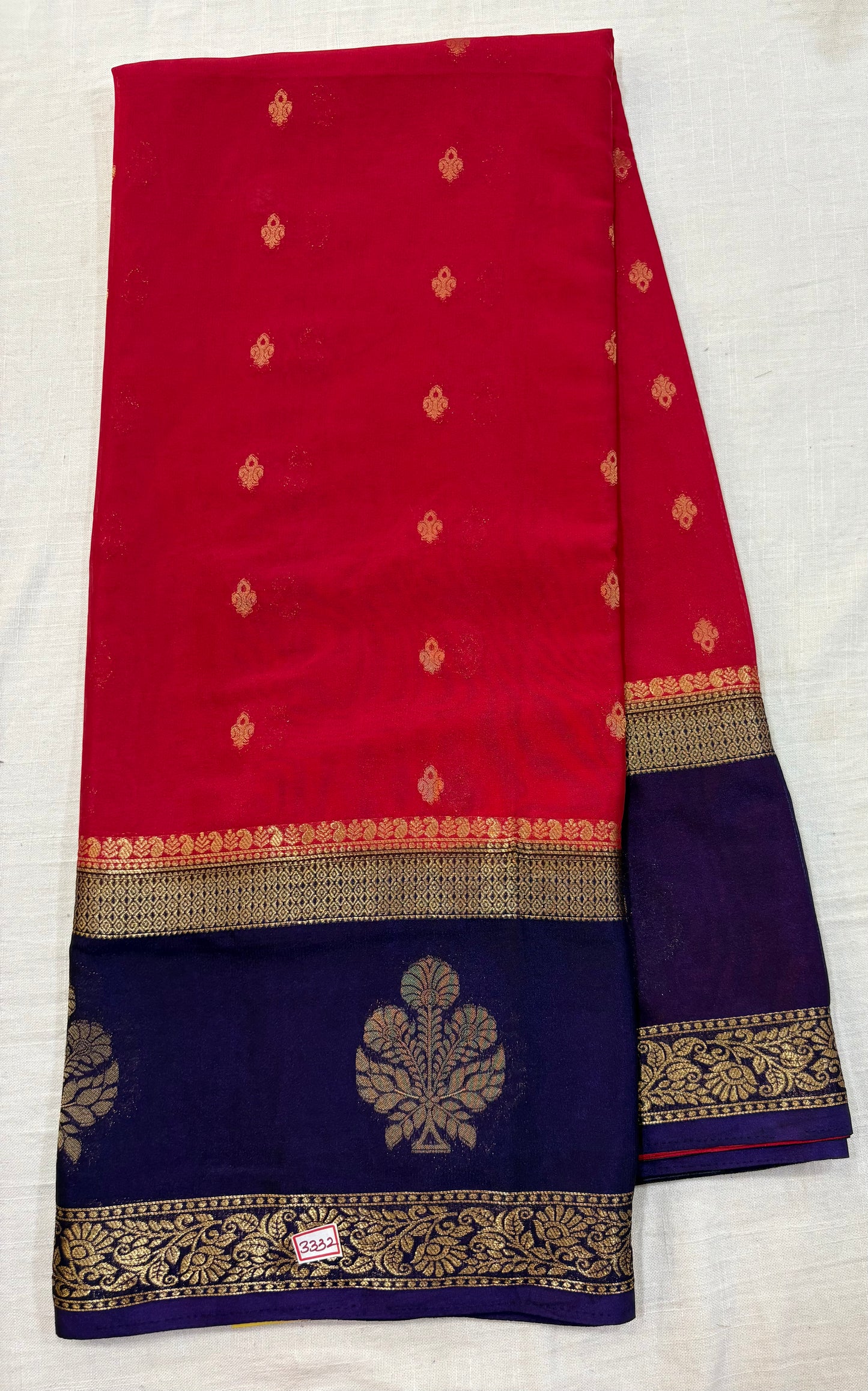 Mysore Crepe Gap borders Rich Pallu