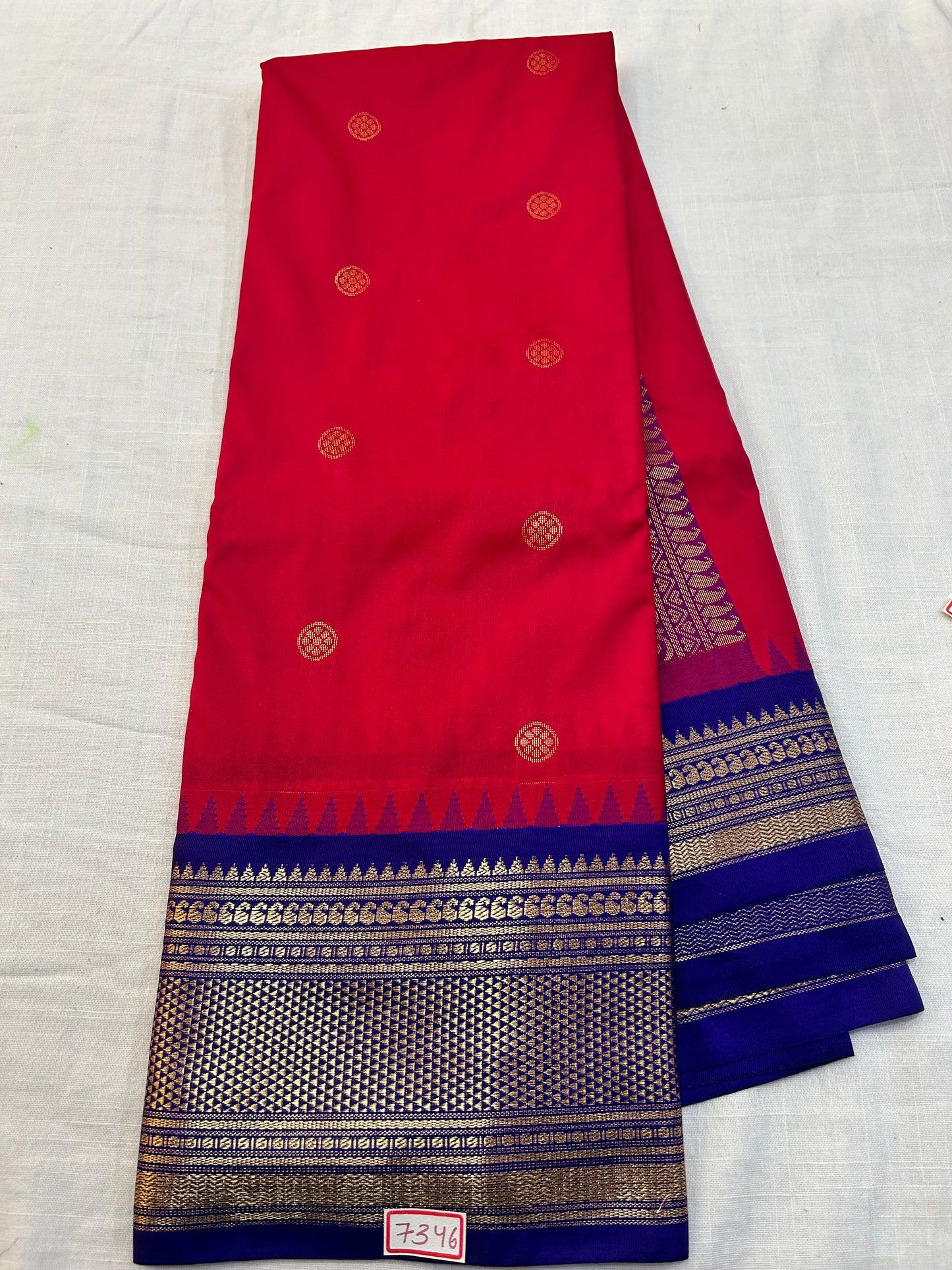 Semi Gadwal Silk Sareees