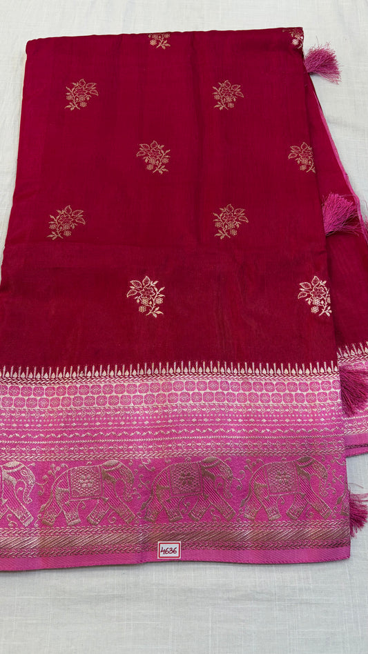 Russian Crepe saree