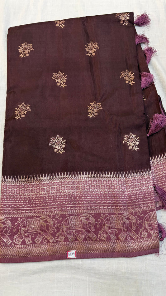 Russian Crepe saree