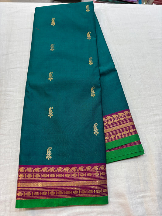 Semi Gadwal Sico Small Border sarees