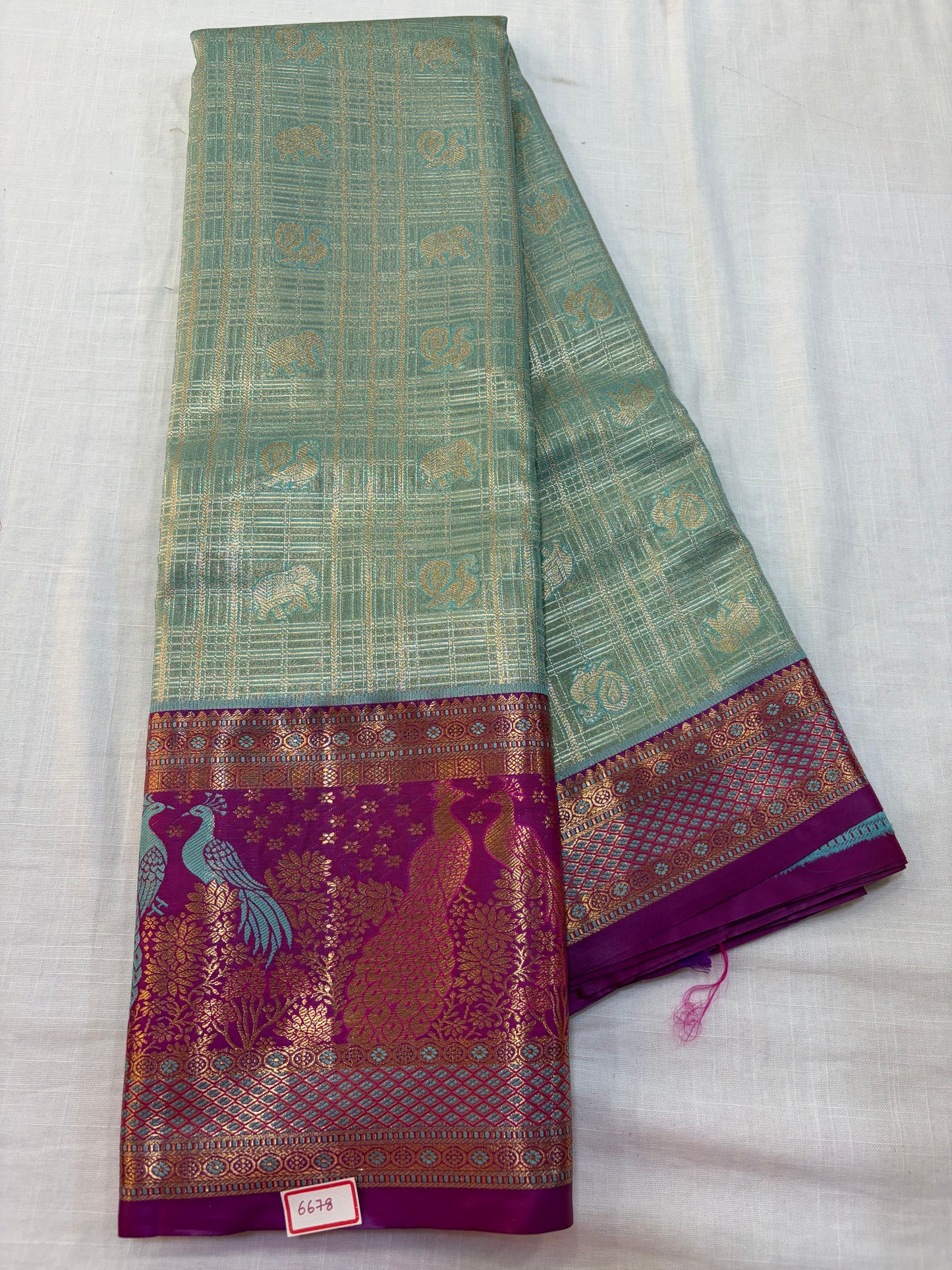 Semi Kanchi Tissue Pattu Sarees