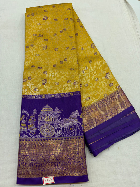Semi Kanchi Tissue Pattu Sarees