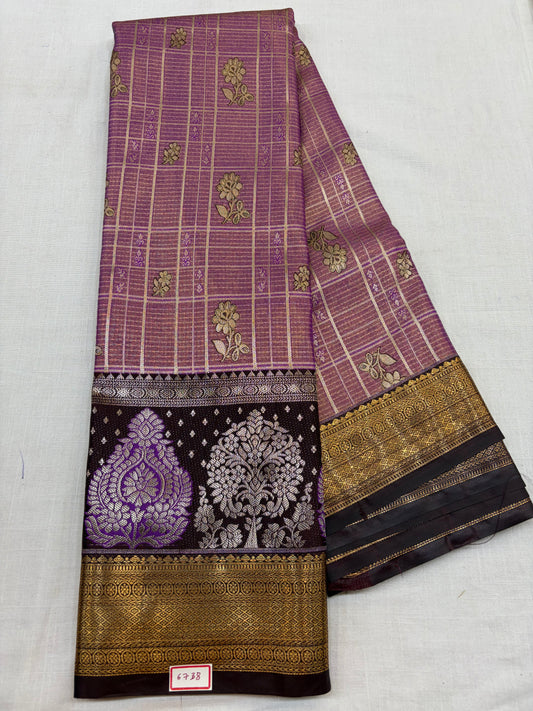 Semi Kanchi Tissue Pattu Sarees