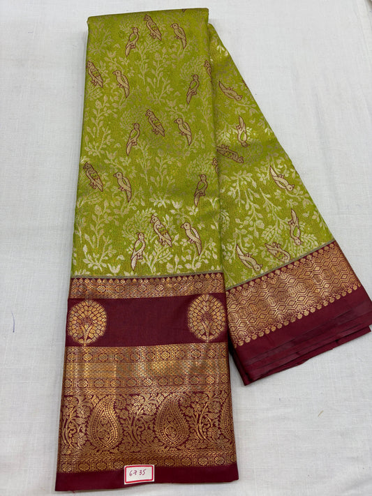 Semi Kanchi Tissue Pattu Sarees