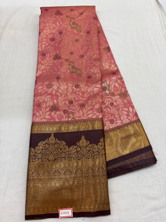 Semi Kanchi Tissue Pattu Sarees