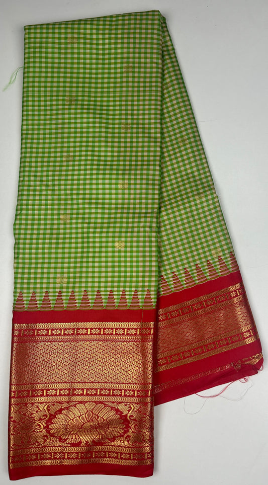 Vintage Semi Gadwal Saree