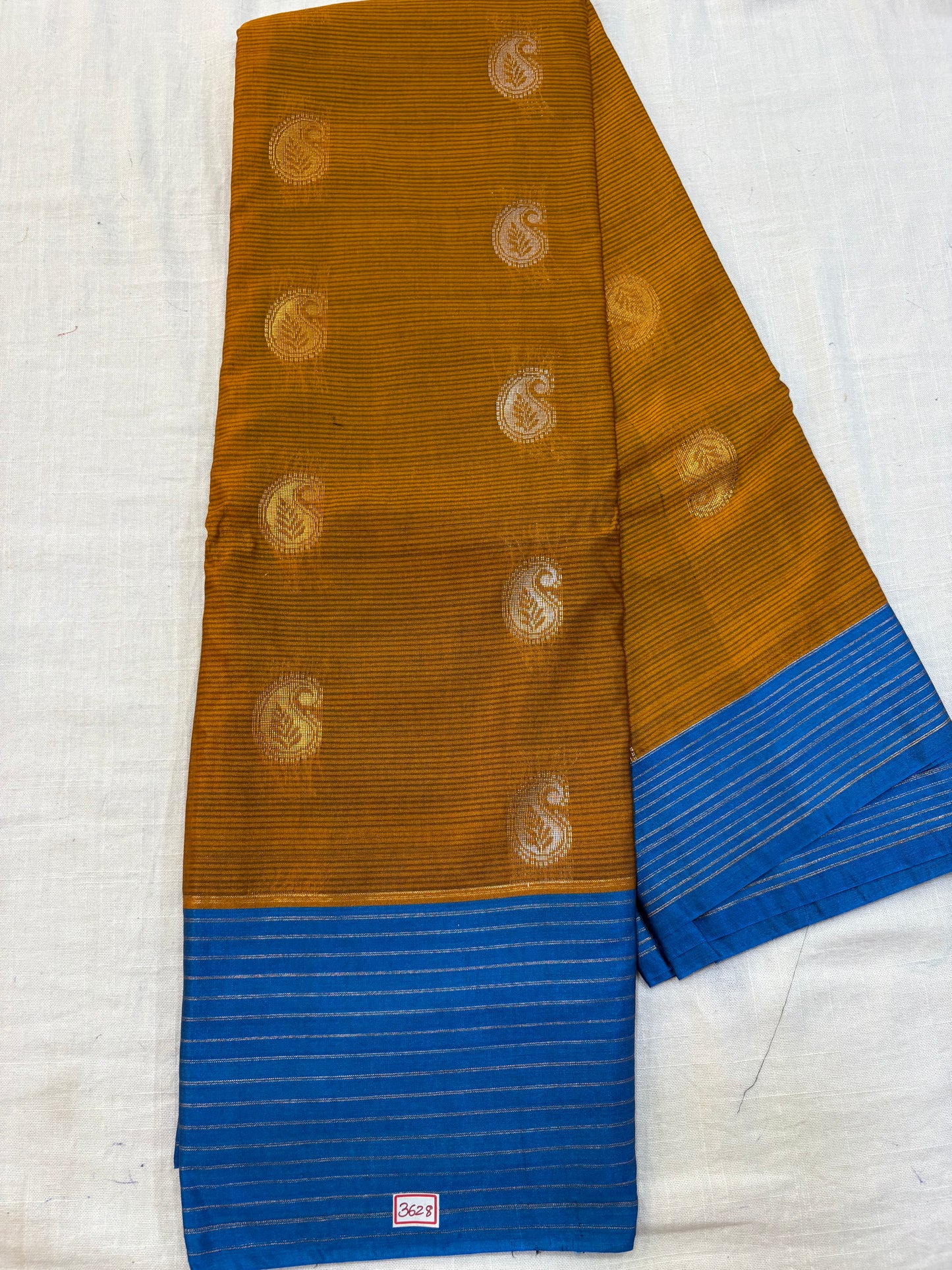 Semi Gadwal Sico Lines Border Saree