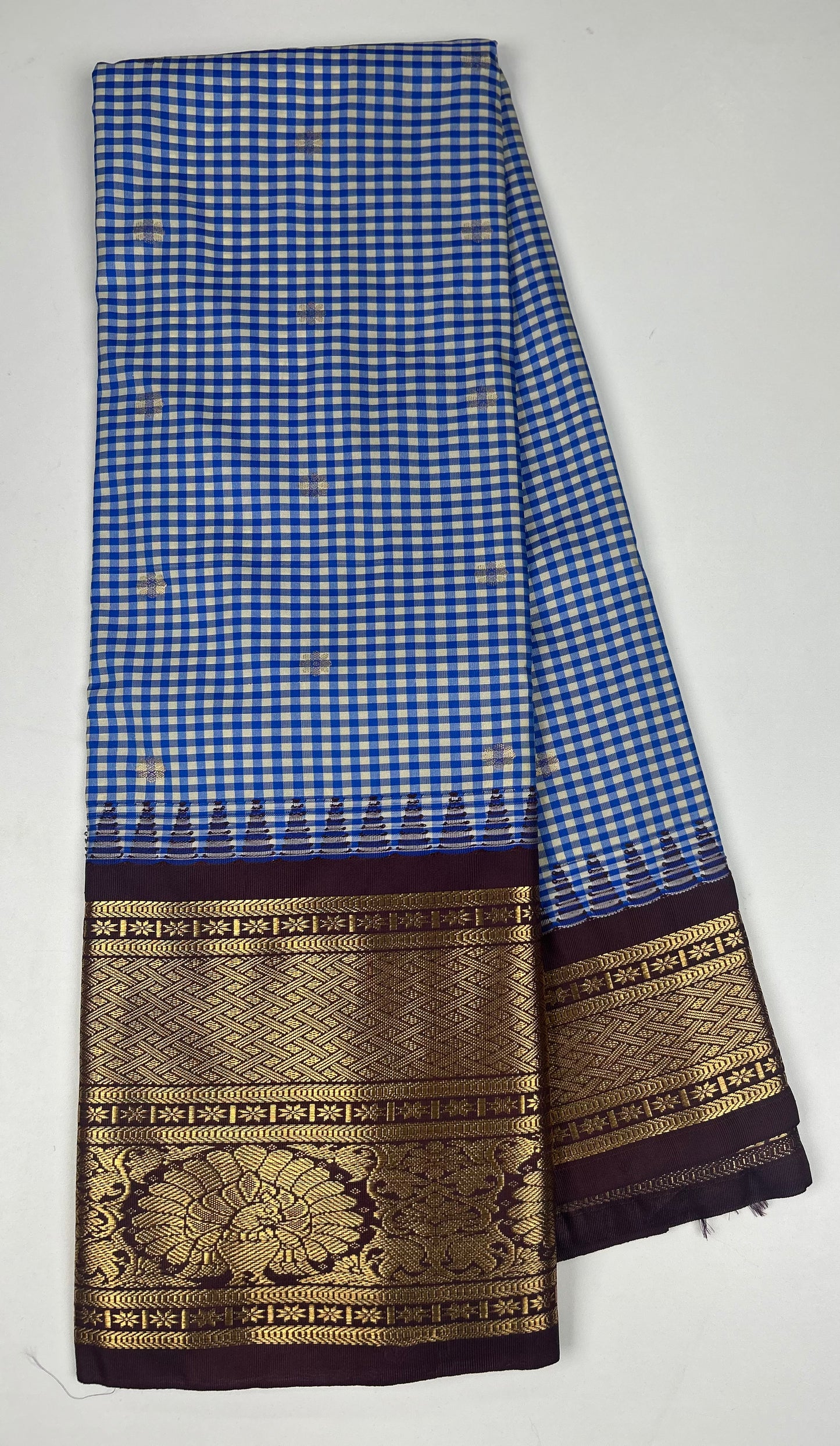 Vintage Semi Gadwal Saree