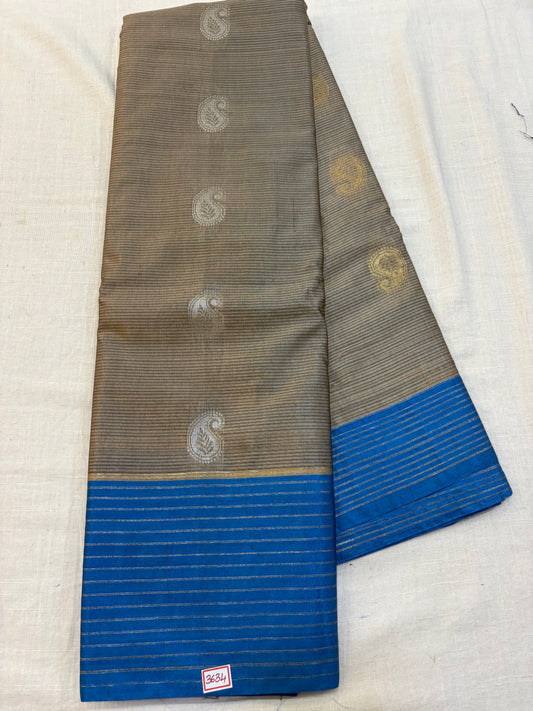 Semi Gadwal Sico Lines Border Saree